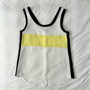 ZARA : Tank with Yellow Detail